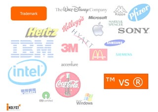 Trademark




            ™ vs ®
 