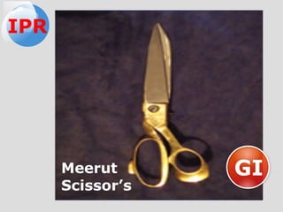 GIMeerut
Scissor’s
IPR
 