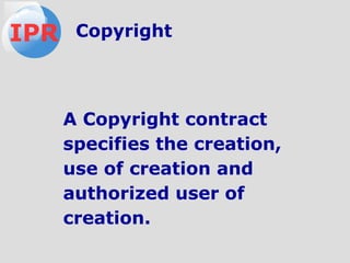 Intellectual Property Right (IPR) - Copyright and Related Rights | PDF