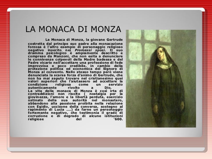 Monaca Di Monza: Descrizione Fisica E Caratteriale I Promessi Sposi
