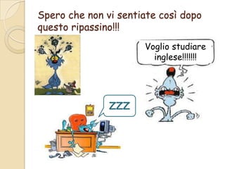 Spero che non vi sentiate così dopo
questo ripassino!!!
Voglio studiare
inglese!!!!!!!

ZZZ

 