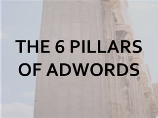 THE 6 PILLARS
            OF ADWORDS
                                                         Digital Performance on a Glo...