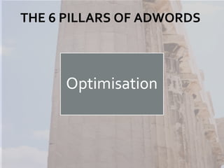 THE 6 PILLARS OF ADWORDS




                                                         Digital Performance on a Global
    ...