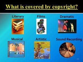 Literary Films Dramatic
Musical Sound RecordingArtistic
24
 