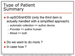 International Patient Summary Workshop | PPTX