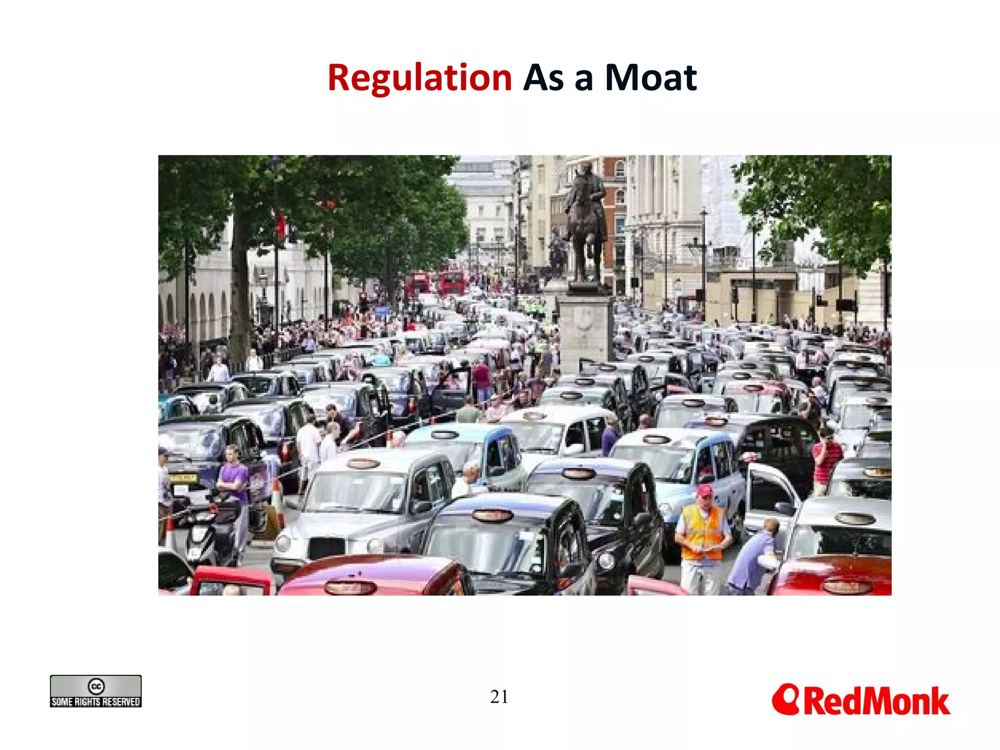 21
Regulation As a Moat
 