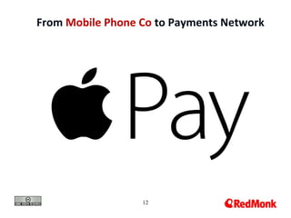 12
From Mobile Phone Co to Payments Network
 