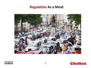 21
Regulation As a Moat
 