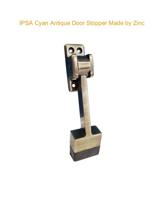 Ipsa Cyan Antique Door Stopper - Ipsa Cyan Antique Door Stopper