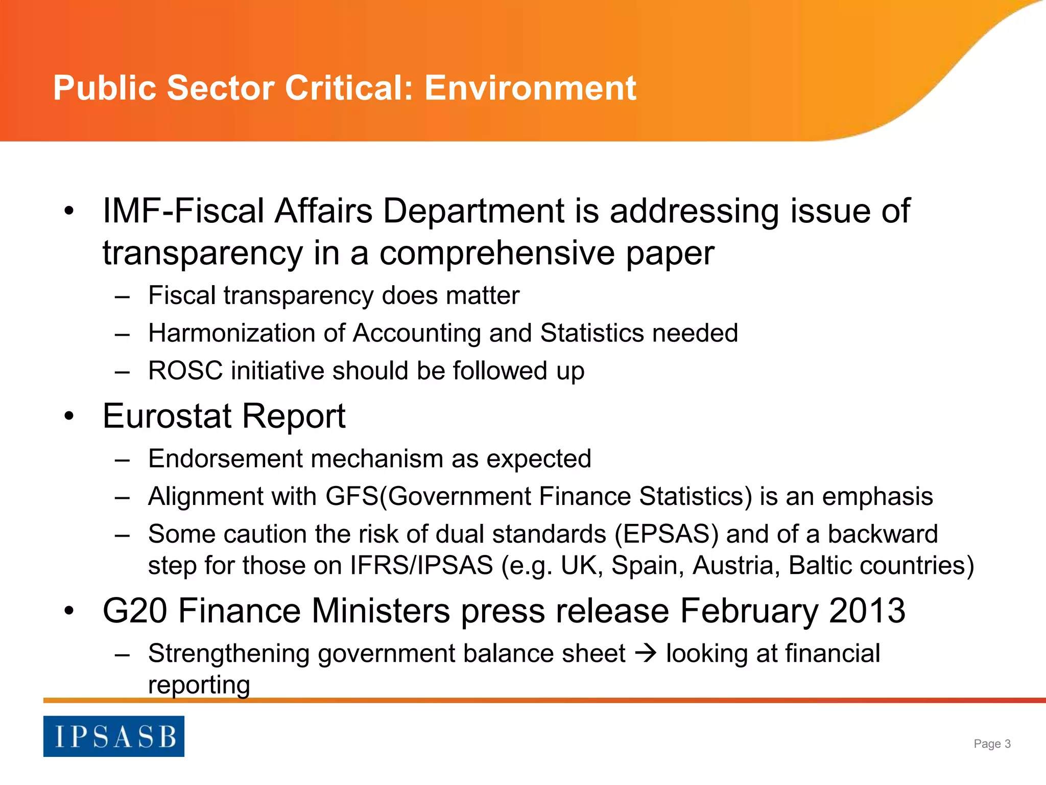 IPSAS Implementation | PPTX