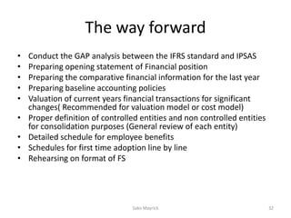 Ipsas training part i overview | PPTX