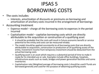 Ipsas Example Ipsas training part ii differences btn ipsas and ifrs | PPTX