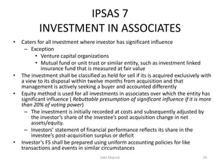 Ipsas training part ii differences btn ipsas and ifrs | PPTX