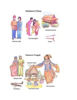 Ips baju, rumah,dll tradisional di sulawesi