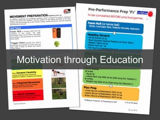 Motivation through Education
 