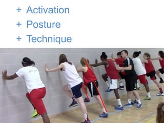+ Activation
+ Posture
+ Technique
 