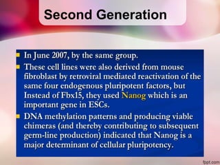 Induced Pluripotent Stem Cells, iPSCs | PPTX