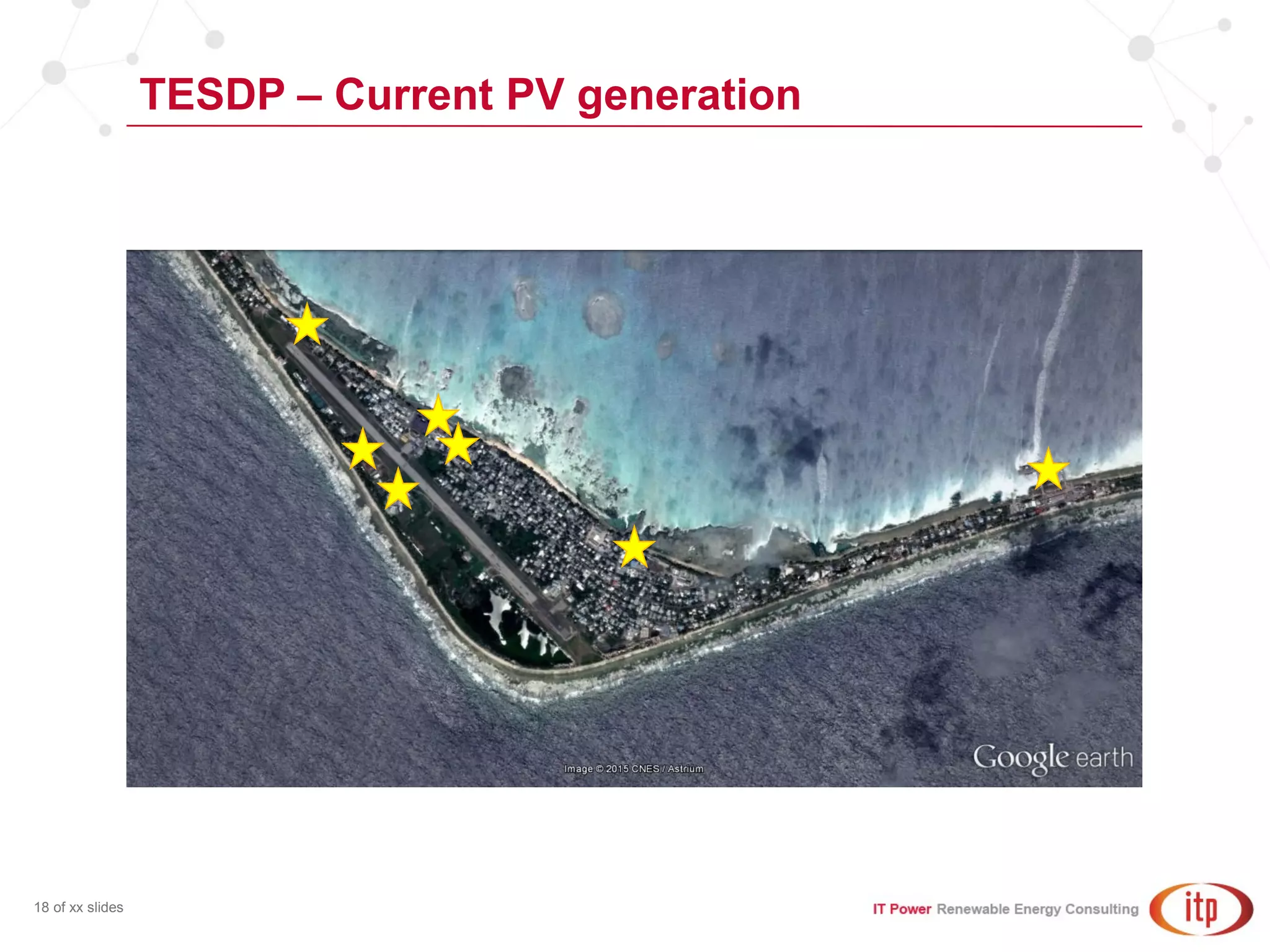 TESDP – Current PV generation
18 of xx slides
 