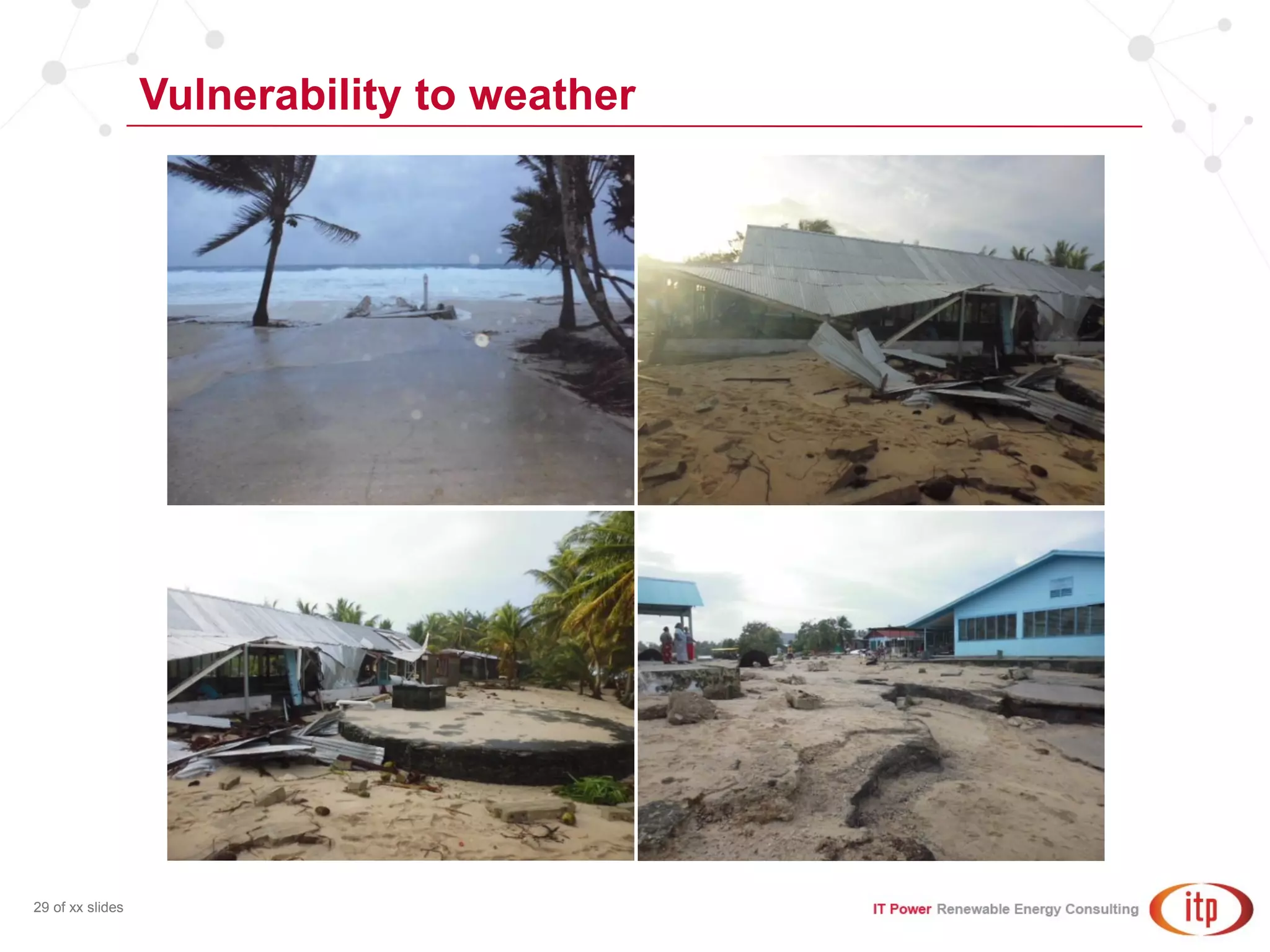 Vulnerability to weather
29 of xx slides
 