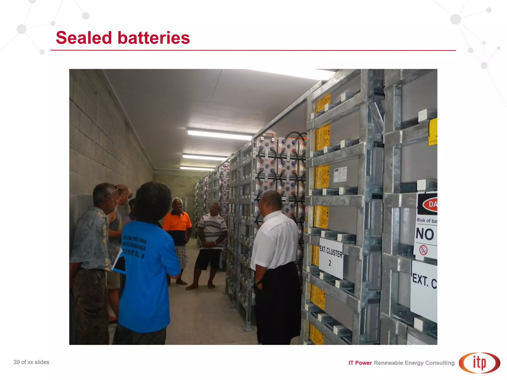 Sealed batteries
39 of xx slides
 