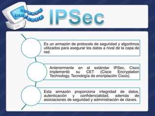 Internet Protocol Secure (IPSec) | PPTX