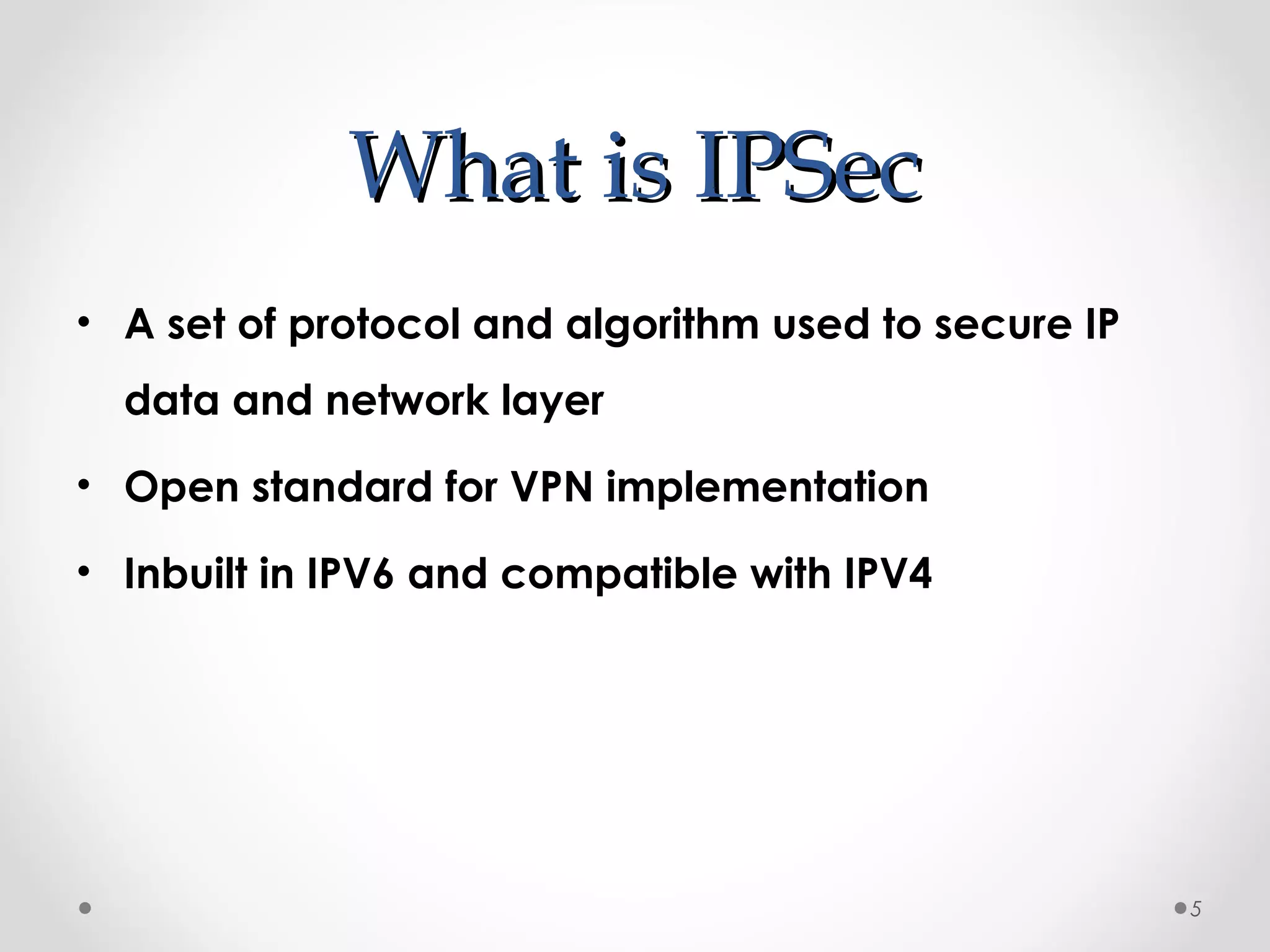 Ipsec | PPT