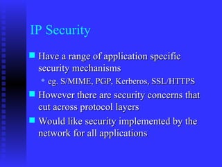 ipsec internet security in network and system.ppt