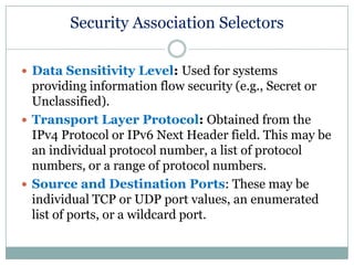Unclassifed Header IP Security | PPTX
