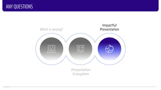 © KNOLedge 2023
ANY QUESTIONS
What is wrong?
Presentation
Ecosystem
Impactful
Presentation
 