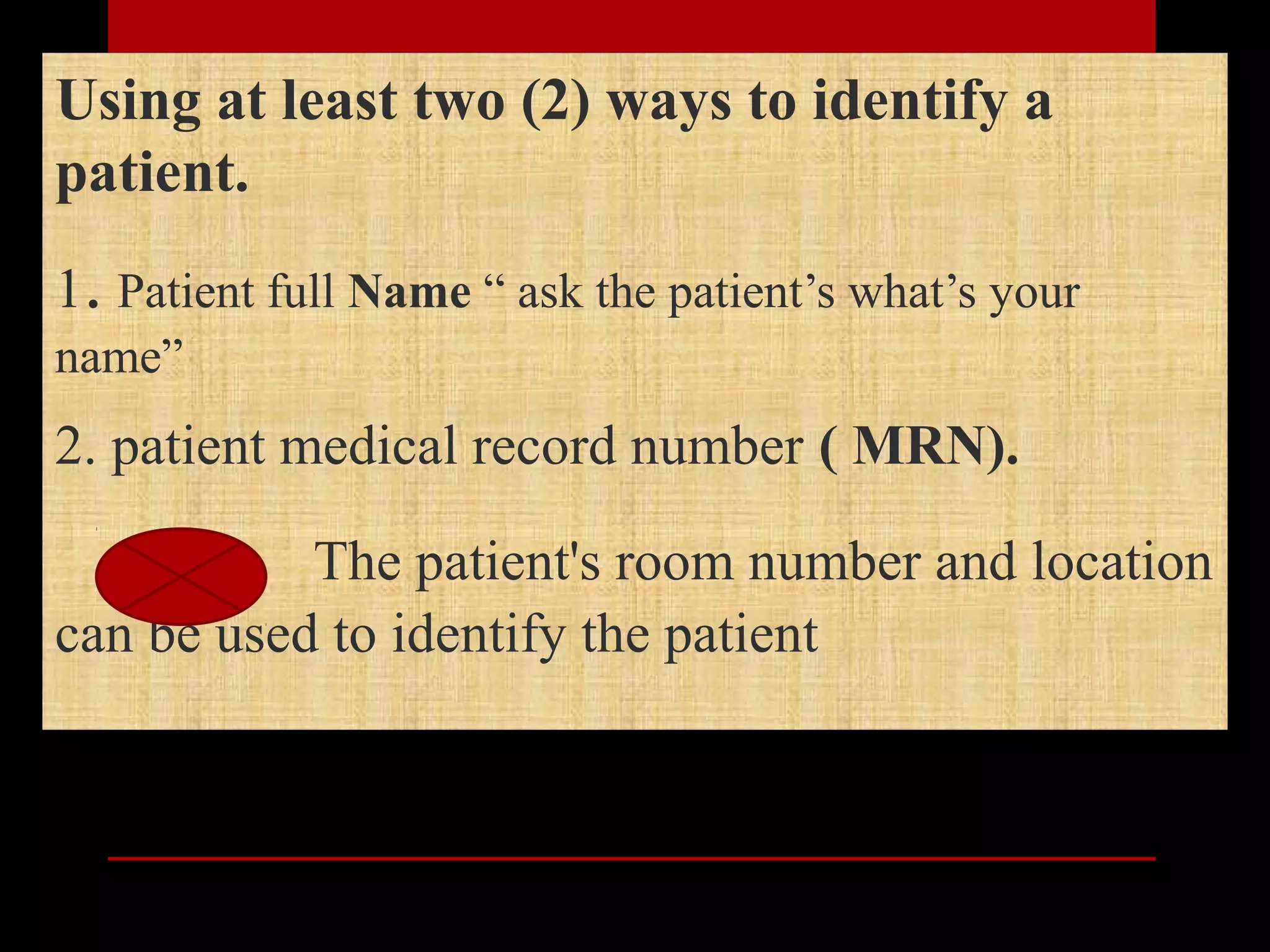 International Patient Safety Goals (IPSG) | ODP