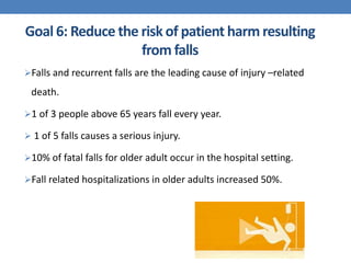 International Patient Safety Goals | PPTX