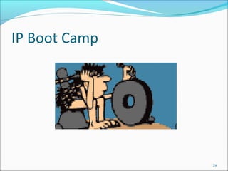 IP Boot Camp
29
 