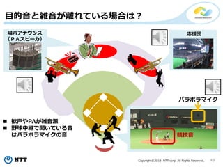 Copyright?2018 NTT corp. All Rights Reserved.
? ZPAjԴ
? Ұо@Ƥ
ϥѥܥޥ
ѥܥޥ
ڥʥ
Уԩ`
Ԯ

49
ĿjxƤϤϣ
 