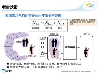 Copyright?2018 NTT corp. All Rights Reserved. 8
g
QyĿźńI
? Դ{ԴxjֈRʤɡС
? vݤǤԽԴ{ǽyһ
Qy Ŀ j
 hκgΤˡܲI
˲rϤ򁢶_Ԥ
ʡ
Ŀ
j 
Qy
g

ޥ
 