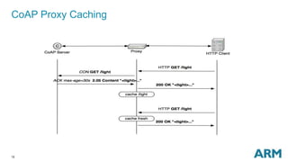 CoAP Proxy Caching 
12 
 