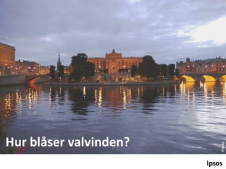 © Ipsos

Hur blåser valvinden?

 