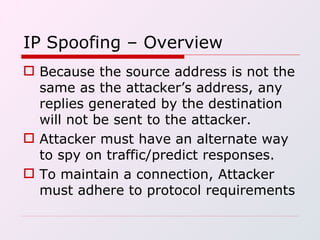 Ipspoofing | PPT