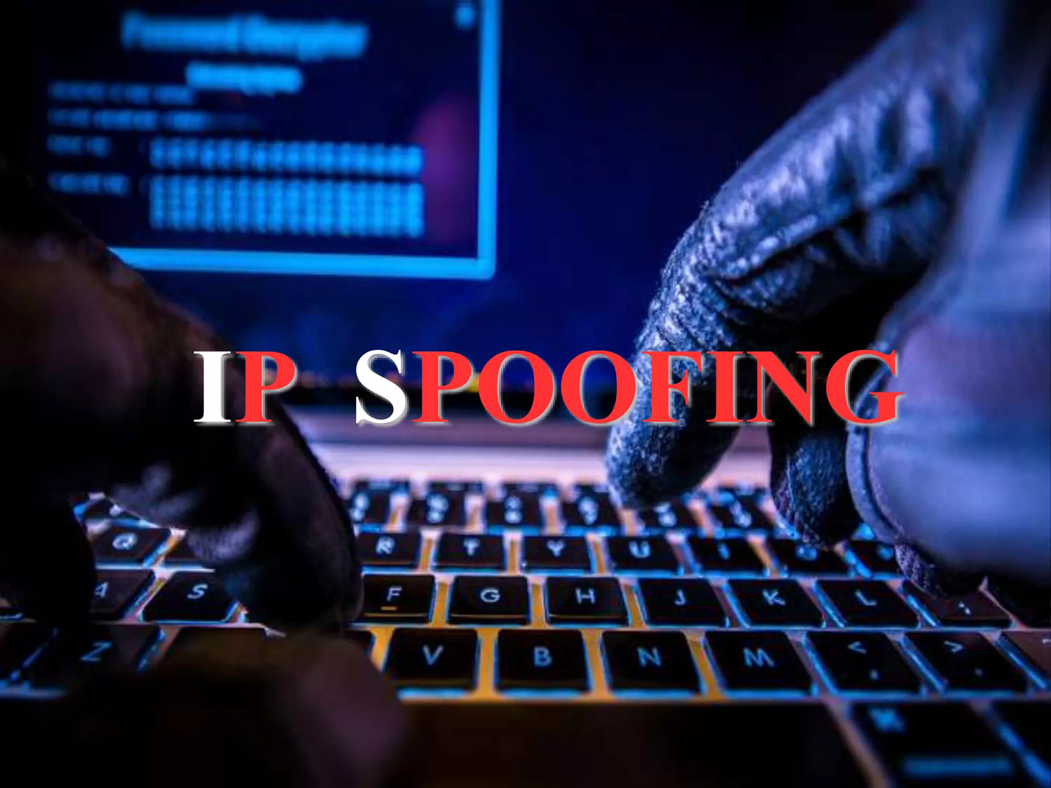 Ip spoofing ppt | PPTX