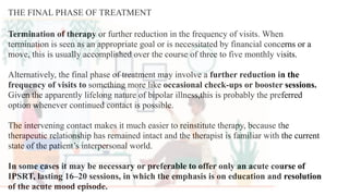Interpersonal & Social Rhythm Therapy (IPSRT) for Bipolar Disorder ...