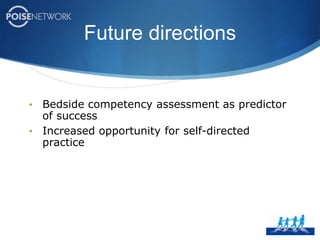 Methods2009-2010 cohort SBMELP Clinical encounter #1LP#2,3…JITJIT 2010-2011 cohort SBME*LP#2,3…LP Clinical encounter #1OrientationTime = 00 to 6 months