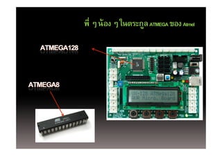พ น้ อง ในตระกล
พี่ ๆ นอง ๆ ในตระกูล ATMEGA ของ Atmel
 