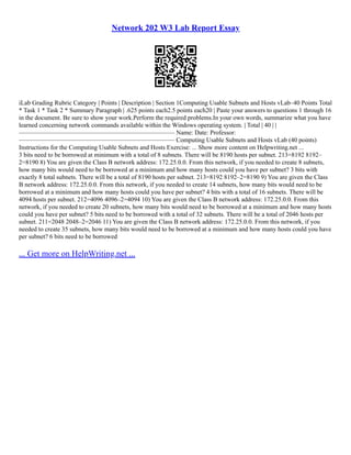 Ip Subnet Design | PDF