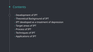 IPT (2).pptx saying what is interpersonal therpy | PPTX