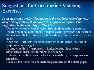 Ip T 652 Matching Exercise | PPT
