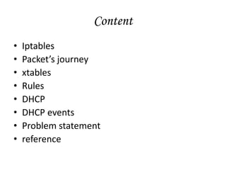 Iptables | PPTX
