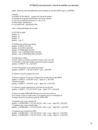 Iptables firewall | PDF