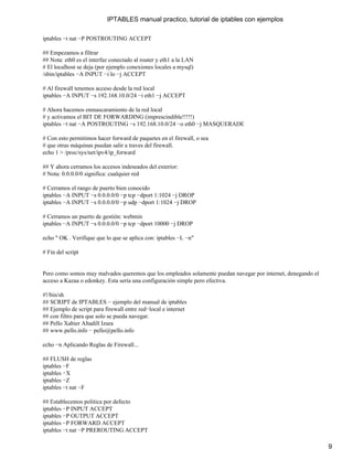 Iptables firewall | PDF