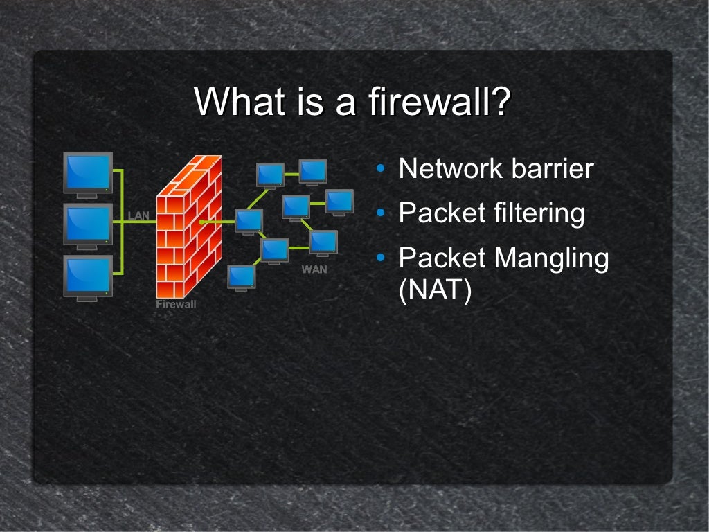 Introduction to firewalls through Iptables