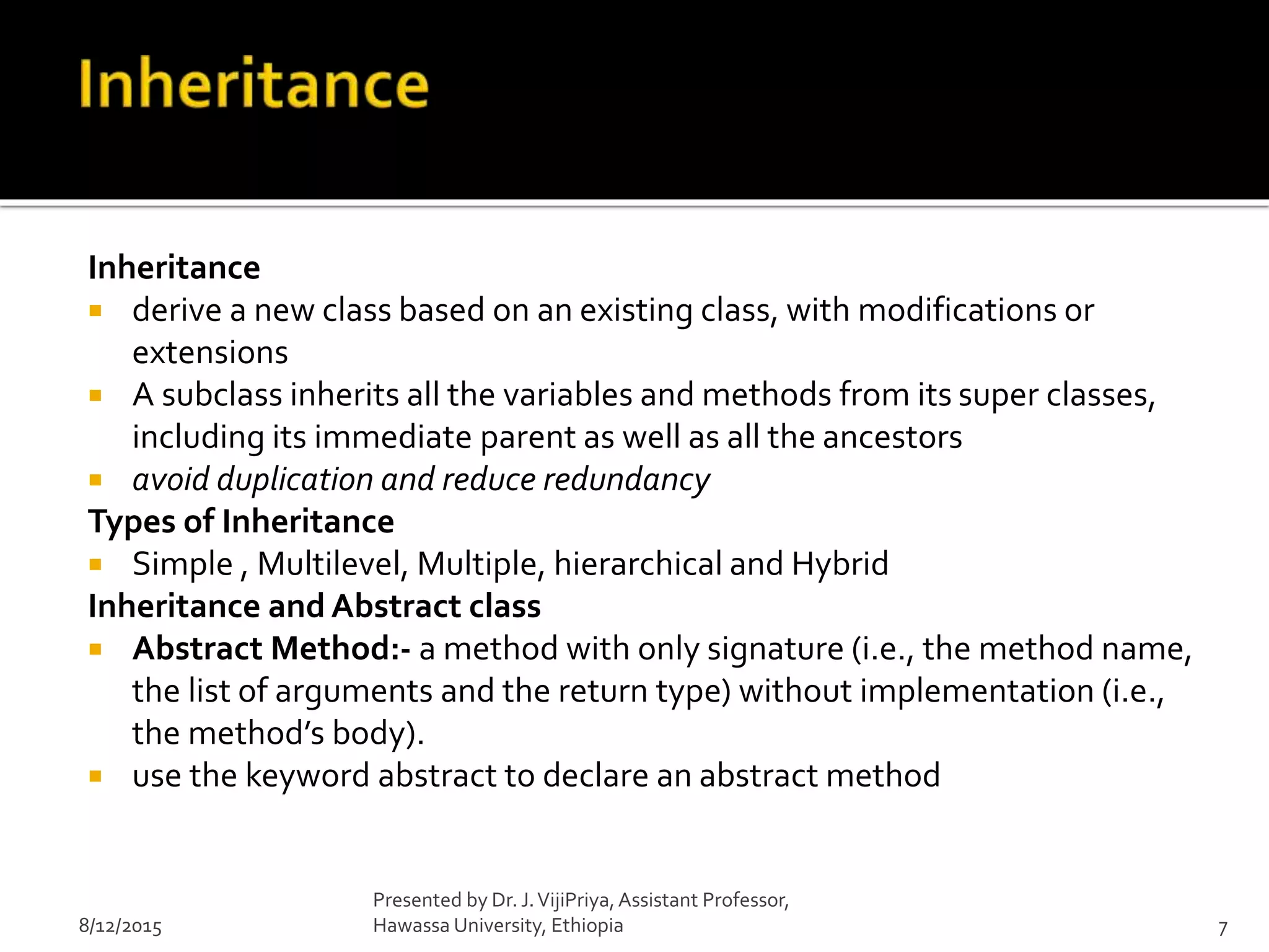 Integrative Programming Technology Chapter 5 - Dr. J. VijiPriya | PPTX ...