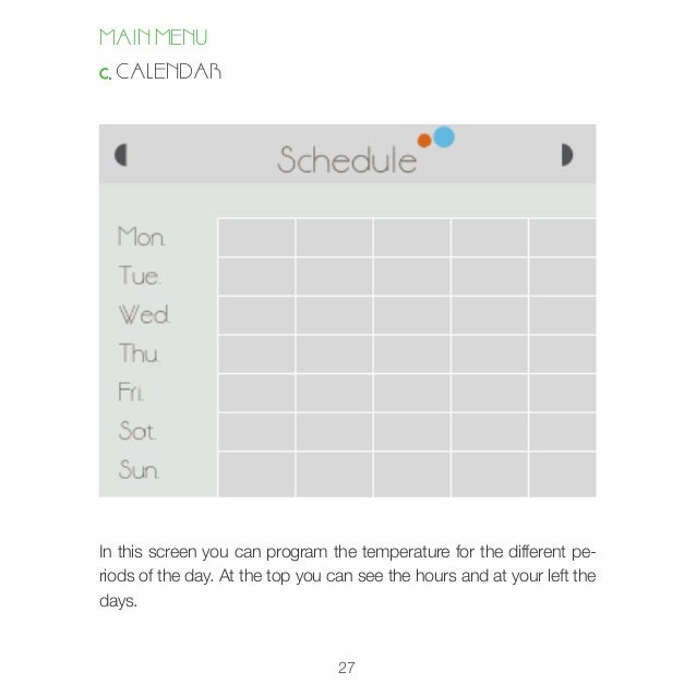Ip thermostat greenmomit user manual